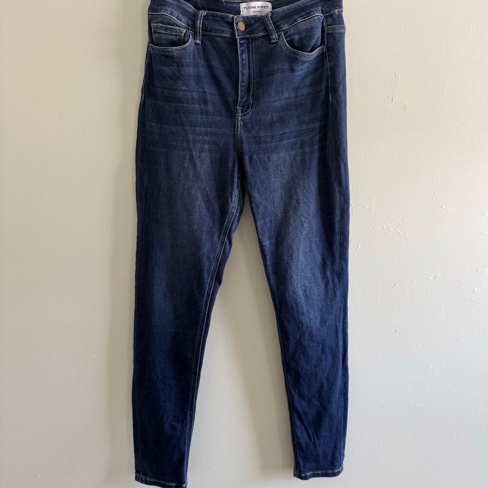 Flying Monkey | Women’s Sz 29 High Rise Skinny Ankle Jeans Dark Wash Casual - Picture 2 of 11